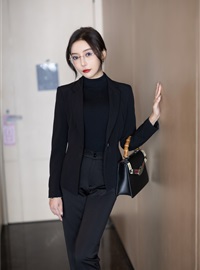 Wang Xinyao Yanni - NO.012 Buy watermark free black suit with pants, Gao Qilan(17)